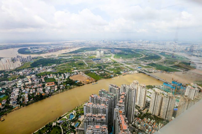 Saigons bird eye view from the tallest building in Vietnam - 2