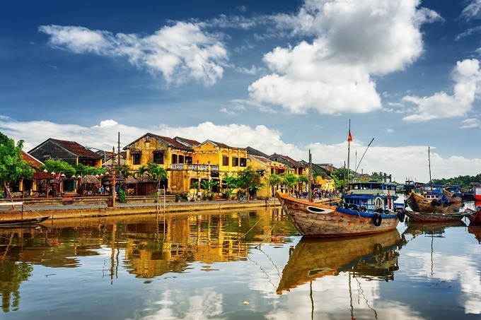 Hoi An Town is located on the banks of the Thu Bon River in the central province of Quang Nam.