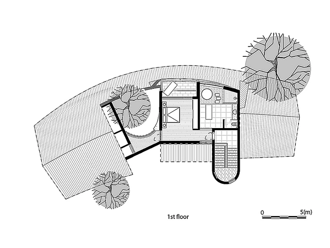 First floor blueprint.