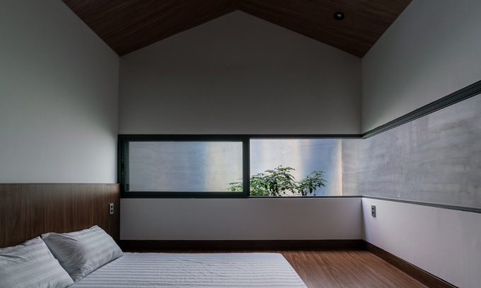 Minimalist bedroom.