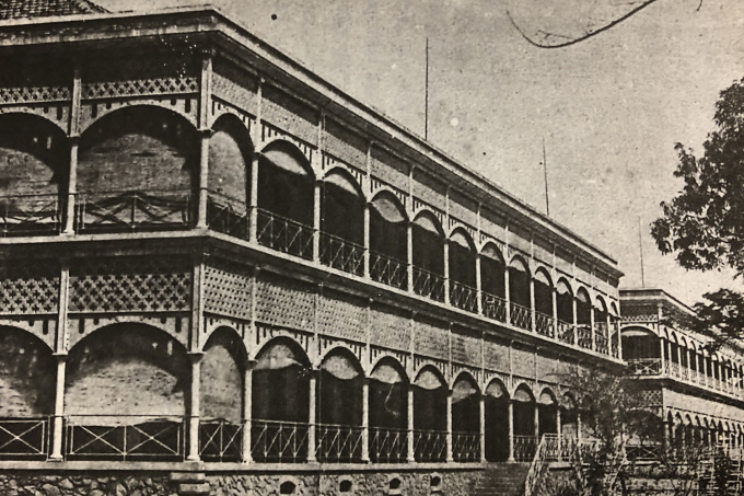 The Military Hospital (French: Hôpital militaire) was established in 1862, when the French army invaded Cochinchina. The structure of the buildings on the campus are prefabricated iron ribs, assembled on a stone foundation, all materials are brought from France. Since 1978, the work has been renamed Childrens Hospital 2.