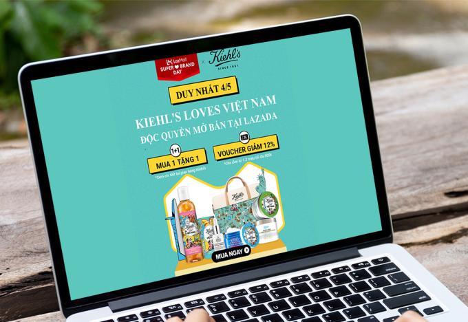 Kiehls Love Vietnam products made only for the Vietnamese market,