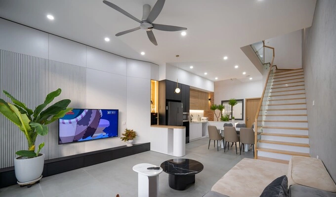 The living room. Photo by Phong Dang