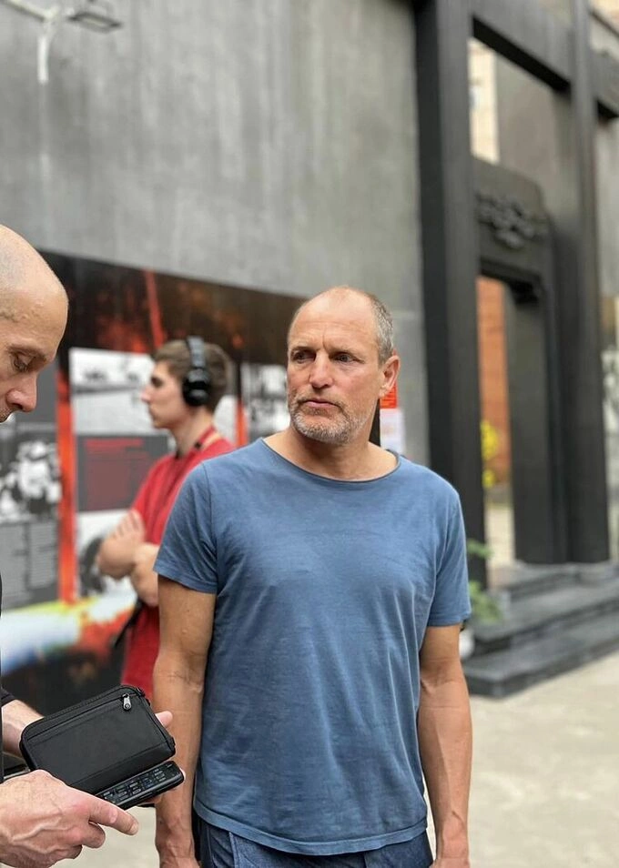 Woody Harrelson at Hoa Lo Prison on March 10, 2023. Photo by Hoa Lo Prison Relic