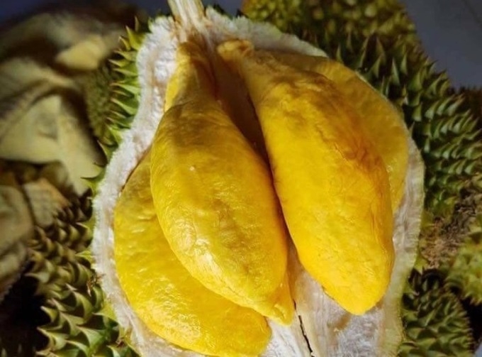 Durian sold in a store in HCMC. Photo by VnExpress/ Hong Chau