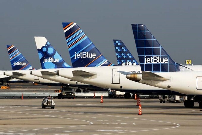 JetBlue’s fleet of aircraft