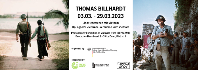 A poster to Thomas Billhardt photo exhibition. Photo courtesy of Goethe-Institut Ho Chi Minh City
