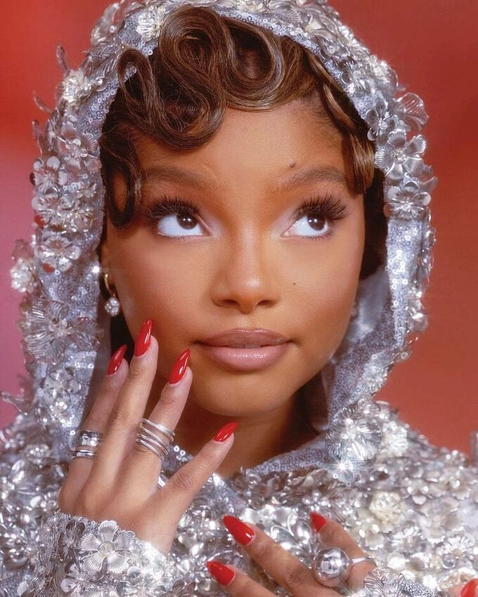 Halle Bailey wears Le Thanh Hoas design for Edition magazine. Photo by Edition