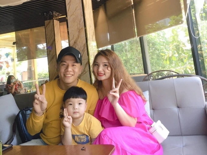 Raymond, Thuy and their son. Photo courtesy of the couple