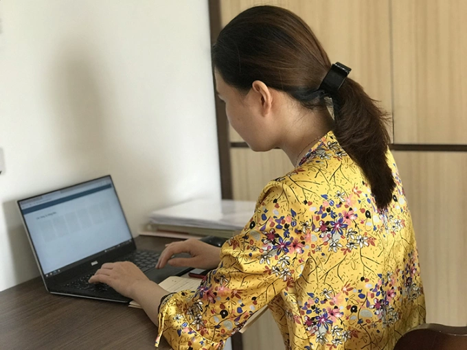 Chu Hang arrives home after working a weekend shift at her job in March, 2023. Photo: provided by herself.