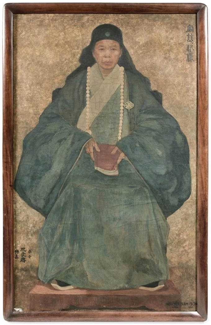 Portrait of my mother, 170x103.5cm. Photo courtesy of Art Research Paris.