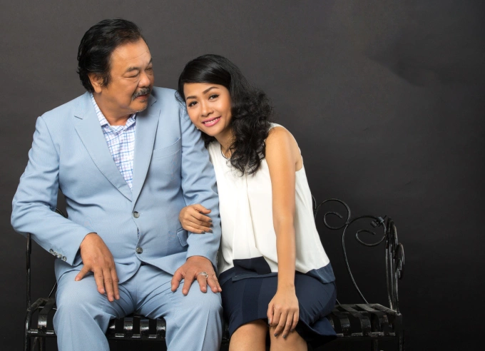 Tran Uyen Phuong and her father Tran Qui Thanh, in June 2020. Photo by Tran Uyen Phuong Facebook