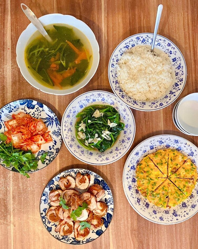A Vietnamese-style meal that Berhausen cooks at home. Photo by Jens Berhausen