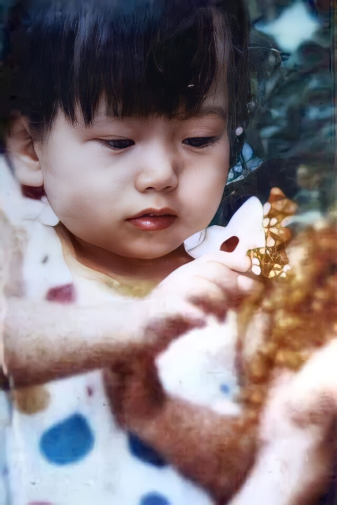 Trang when she was 22-months-old. Photo courtesy of Giau and Thinh