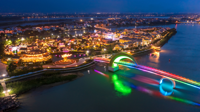 Hoi An Memories show from ariel view. Photo by Hoi An Memories