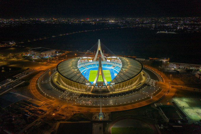 Morodok Techo Stadium is the venue for most of the events at the 32nf SEA Games. Photo by Reuters