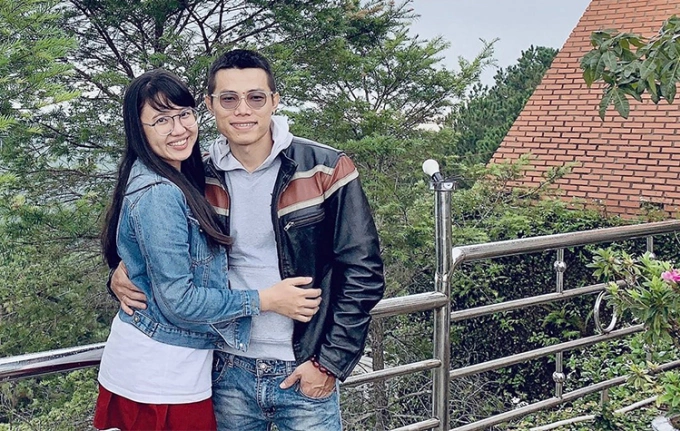 Nguyen Dinh Nhu Y and Nguyen Thanh Hai on a trip to Da Lat in 2020. Photo courtesy of Y and Hai