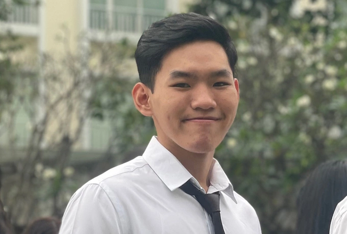 Nguyen Dang Khoa is a senior at HCMC University of Technology. Photo courtesy of Nguyen Dang Khoa