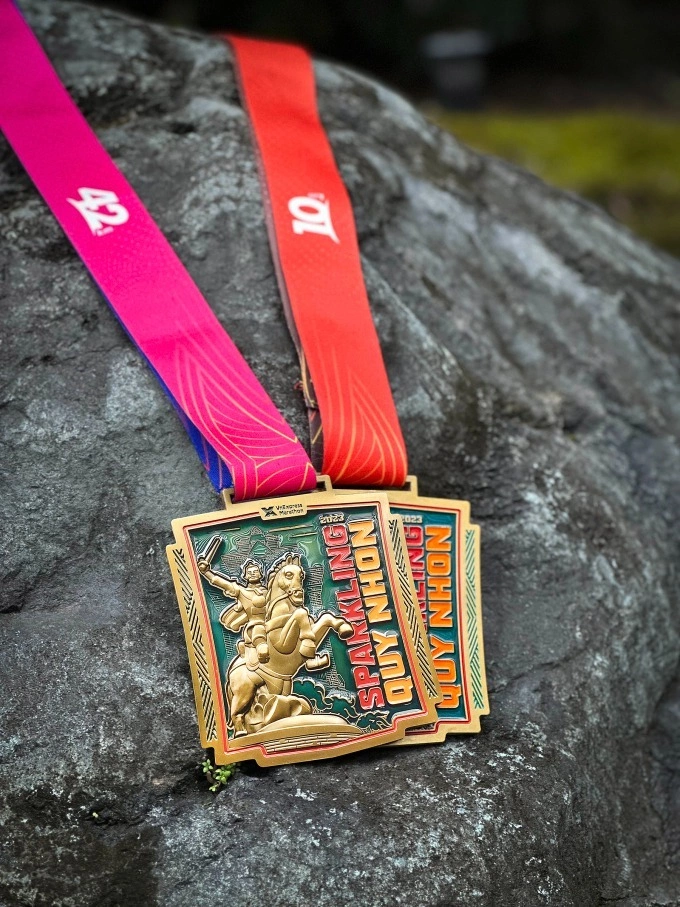This years medal has a different shape from the previous ones. Photo courtesy of VM