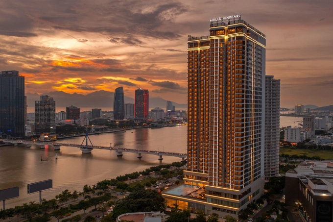 Danang has always been a favorite destination for tourists in Vietnam Photo: Melia Vinpearl Da Nang Riverfront