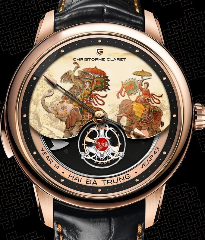 The Hai Ba Trung (Trung Sisters) design made by Christophe Claret. Photo from Christophe Claret’s Facebook