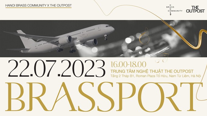 BRASSPORT poster. Photo courtesy of Hanoi Brass Community