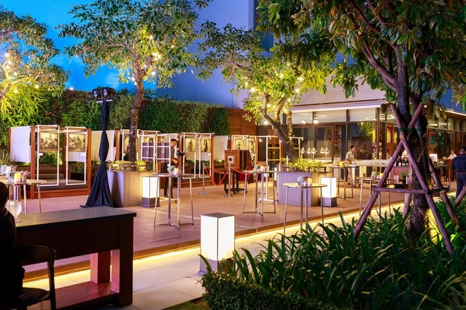 The exhibition of the Meet the Artist series at Shilla Monogram. Photo courtesy of ???