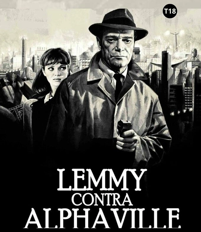 A poster for Lemmy contra Alphaville. Photo courtesy of Institut français de HCMV
