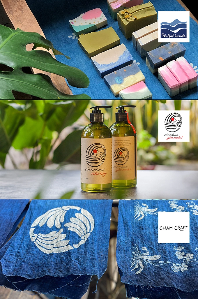 Some of the brands that will take part in MUJIs community market. Photo courtesy of MUJI Vietnam