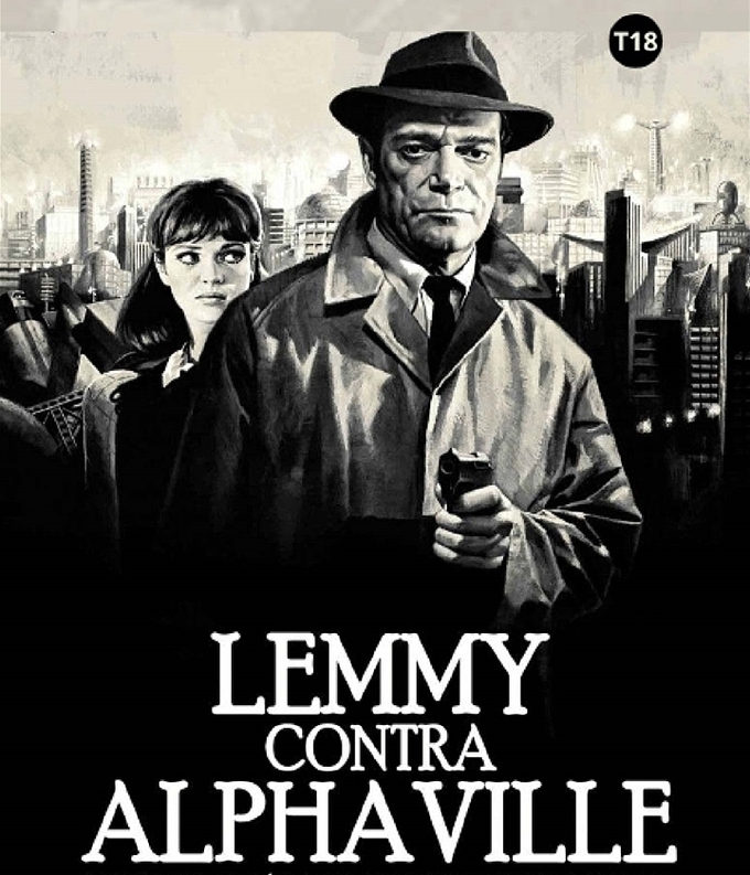 A poster for Lemmy contra Alphaville. Photo courtesy of Galaxy Cinema