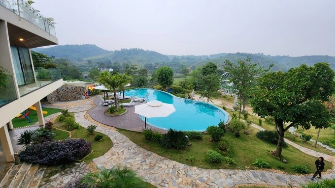 A homestay in Hoa Binh Province bordering Hanoi. Photo by VnExpress/Le Quan