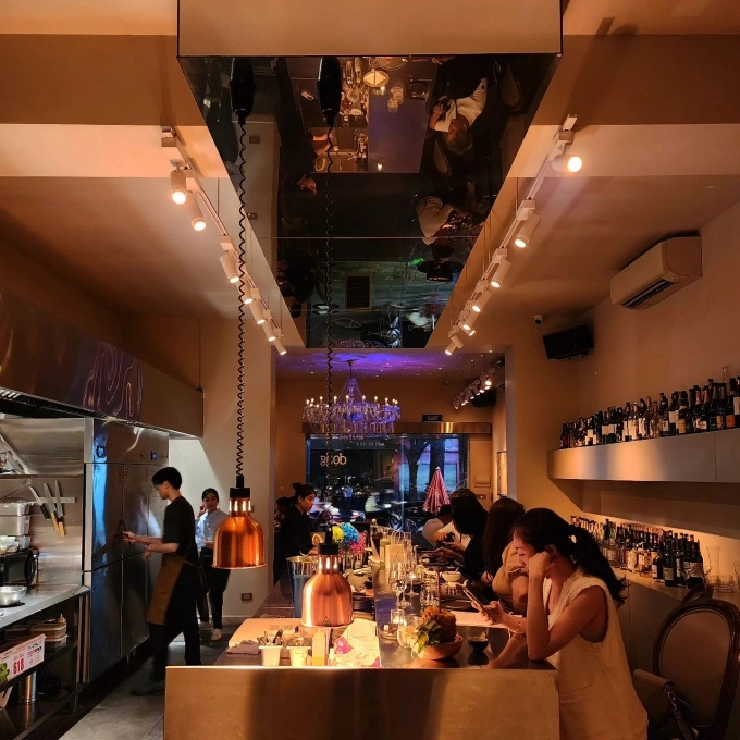 Diners are served in an intimate setting at JUMARC. Photo courtesy of JUMARC