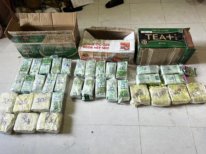 Part of the evidence seized by the police. Photo courtesy of the police