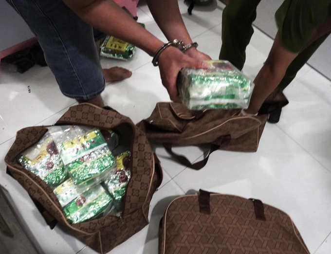 PHOTO: Drugs hidden in packages of tea and coffee seized by the police. Photo courtesy of the police