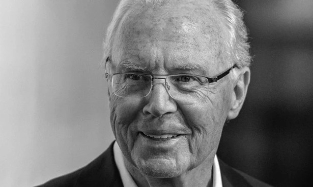 German football legend Franz Beckenbauer. Photo courtesy of the German Football Association