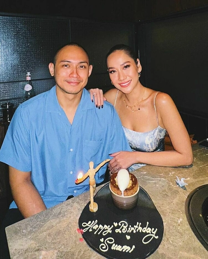 Indonesian singer Bunga Citra Lestari (R) and her husband, businessman Tiko Aryawardhana. Photo from Aryawardhanas Instagram