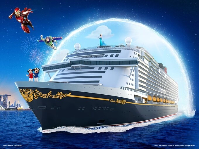 Artists concept of Disney Adventure.
