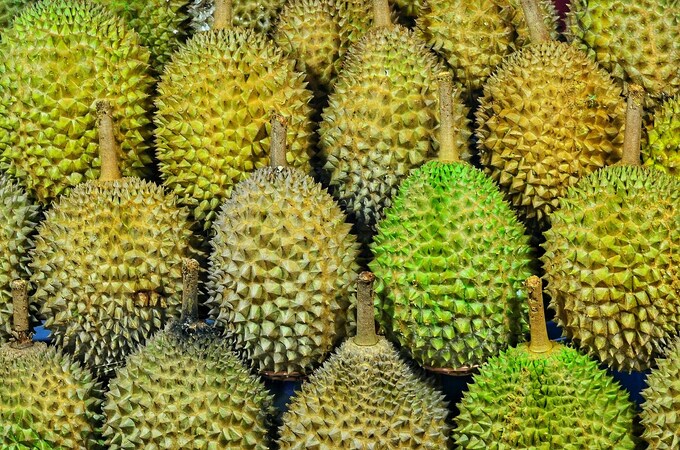Durians for sale. Illustration photo by Unsplash
