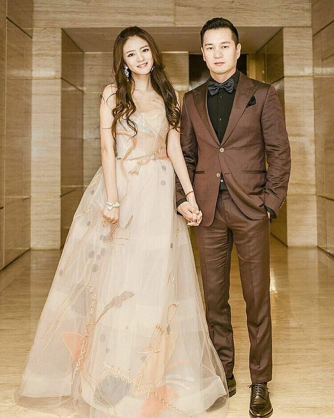 Taiwanese actress Ady An (L) and her husband Levo Chan. Photo from Ans Instagram