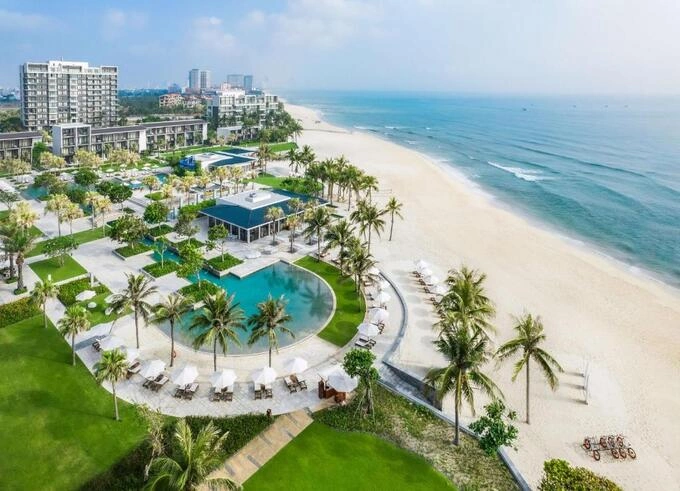Hyatt Regency Danang Resort from above. Photo courtesy of the resort