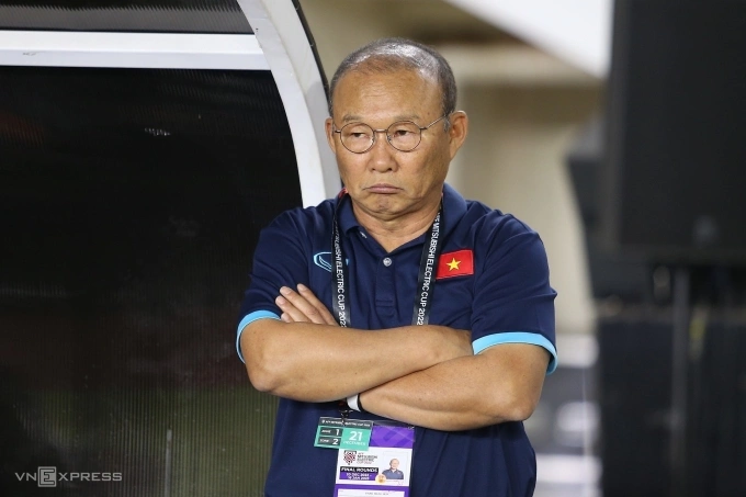 Coach Park Hang-seo leads Vietnam at the 2022 AFF Cup. Photo by VnExpress/Duc Dong