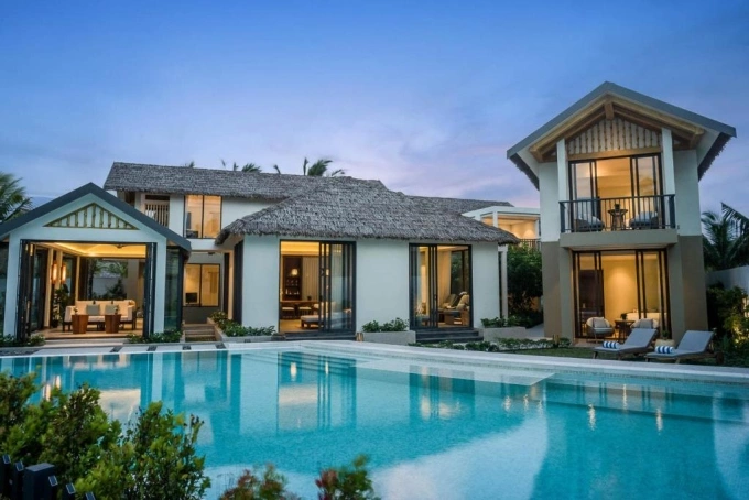 A villa inside New World Phu Quoc Resort on Phu Quoc Island in southern Vietnam. Photo courtesy of the resort