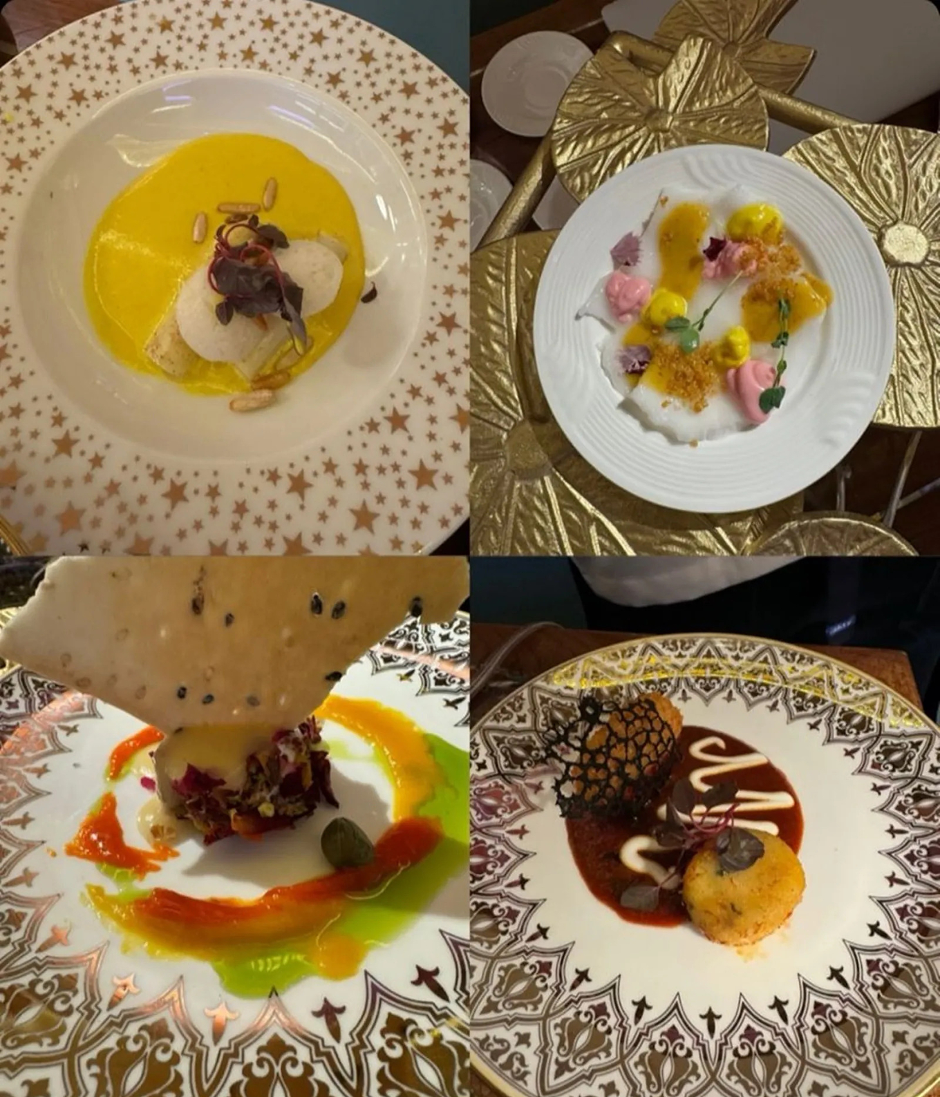 Some dishes prepared by chef Avinash Martin. Photo courtesy of his Instagram