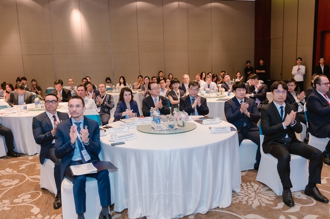 More than 60 guests from various banks, credit institutions, the State Bank of Vietnam (SBV), and the Consulate of the Republic of Korea, joined the event in HCMC, on July 18. Photo courtesy of Welcome
