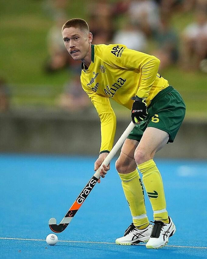 Australian hockey player Matt Dawson. Photo from Dawsons Instagram