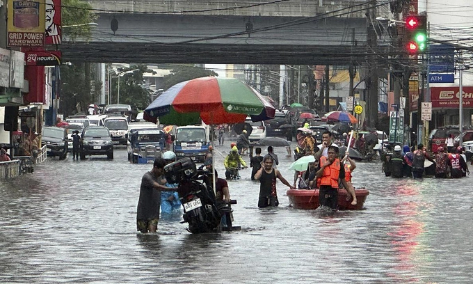 Philippine typhoon, southwest monsoon death toll top 33 - VnExpress ...