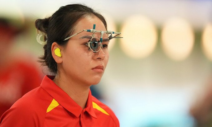 Shooter Trinh Thu Vinh is one of Vietnams biggest hopes for a medal at the 2024 Paris Olympics. Photo by Reuters