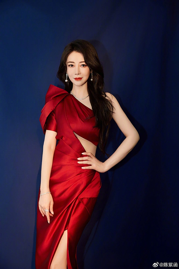 Chinese actress Chen Zihan. Photo from Chens Weibo