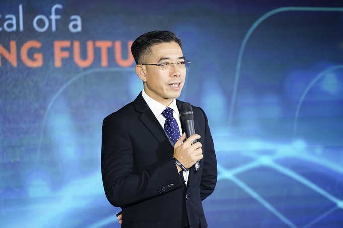Hoang Viet Anh, Chairman of FPT Telecom, speaking at the workshop within the event. Photo courtesy of FTI