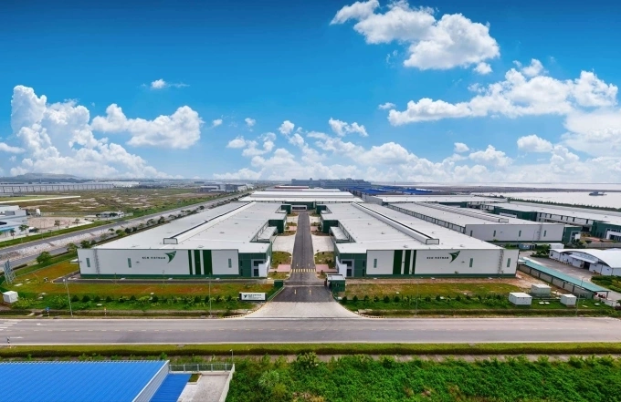 Ready-built factories in the DEEP C Industrial Zone in Hai Phong City. Photo courtesy of KCN Vietnam